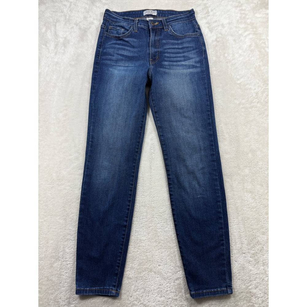 Judy Blue Womens 83109 Skinny High Rise Blue Jeans 3/26 Meas: 25x27